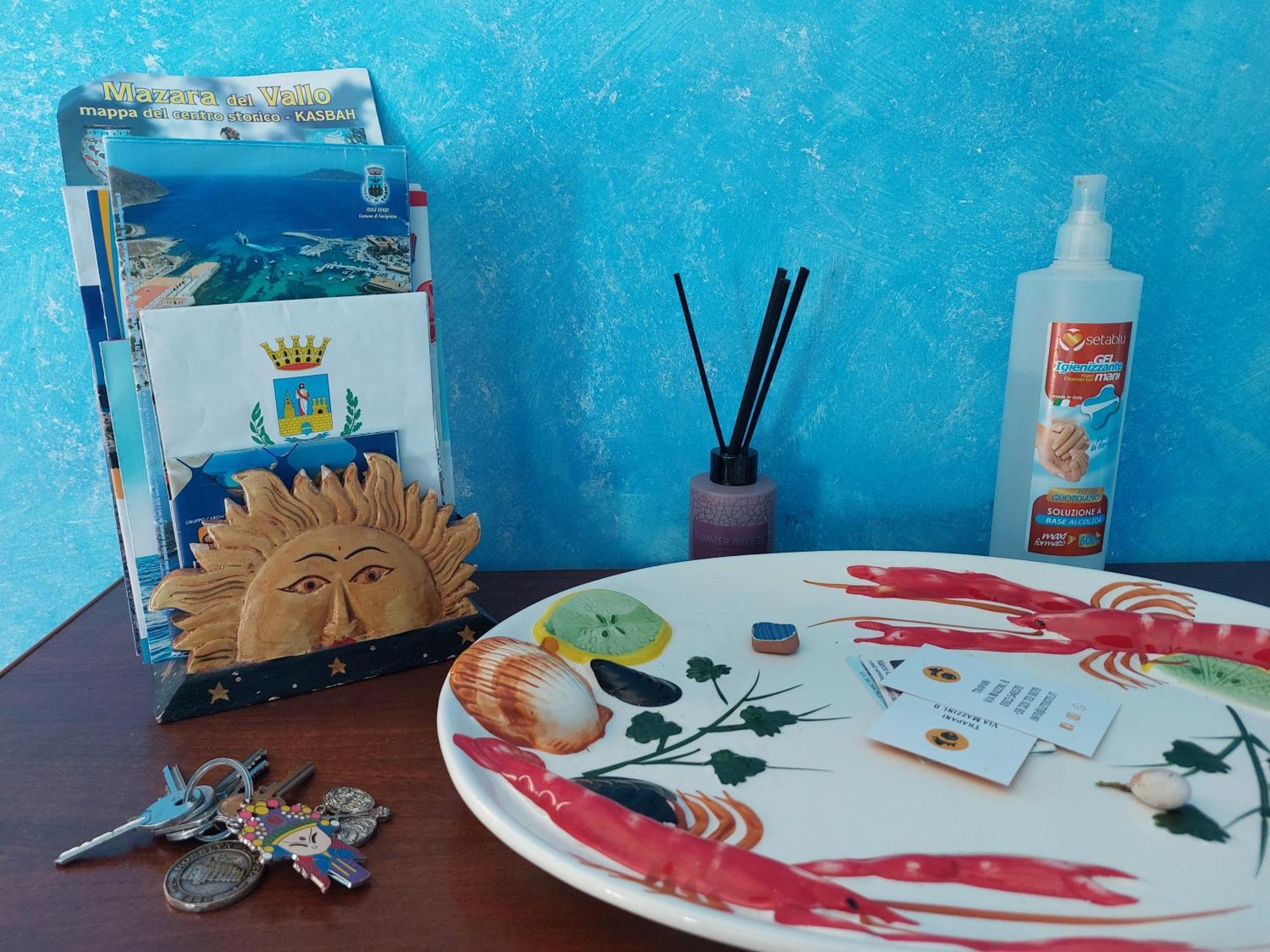 トラーパニCasa Azzurraアパートメント エクステリア 写真