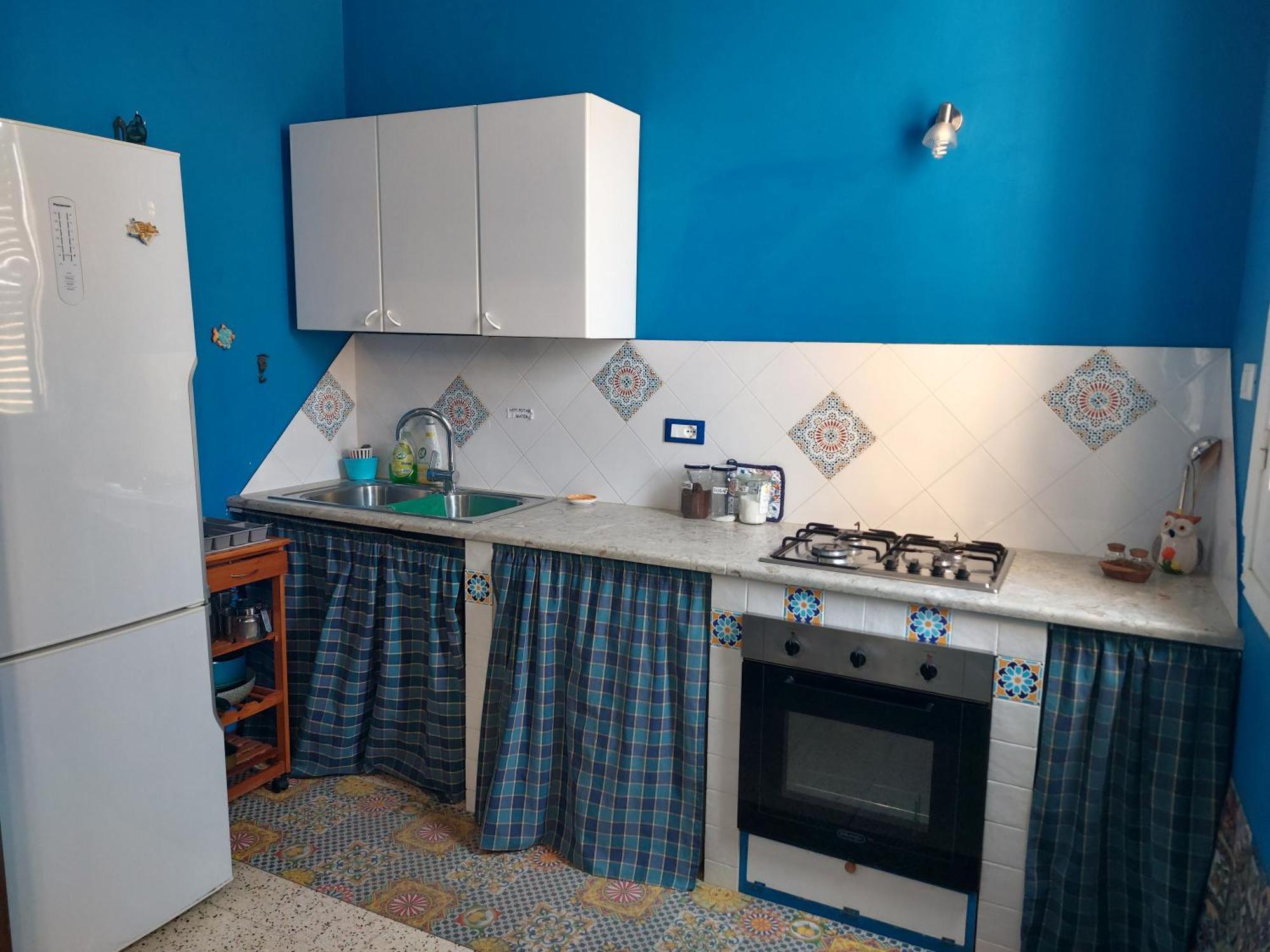 トラーパニCasa Azzurraアパートメント エクステリア 写真