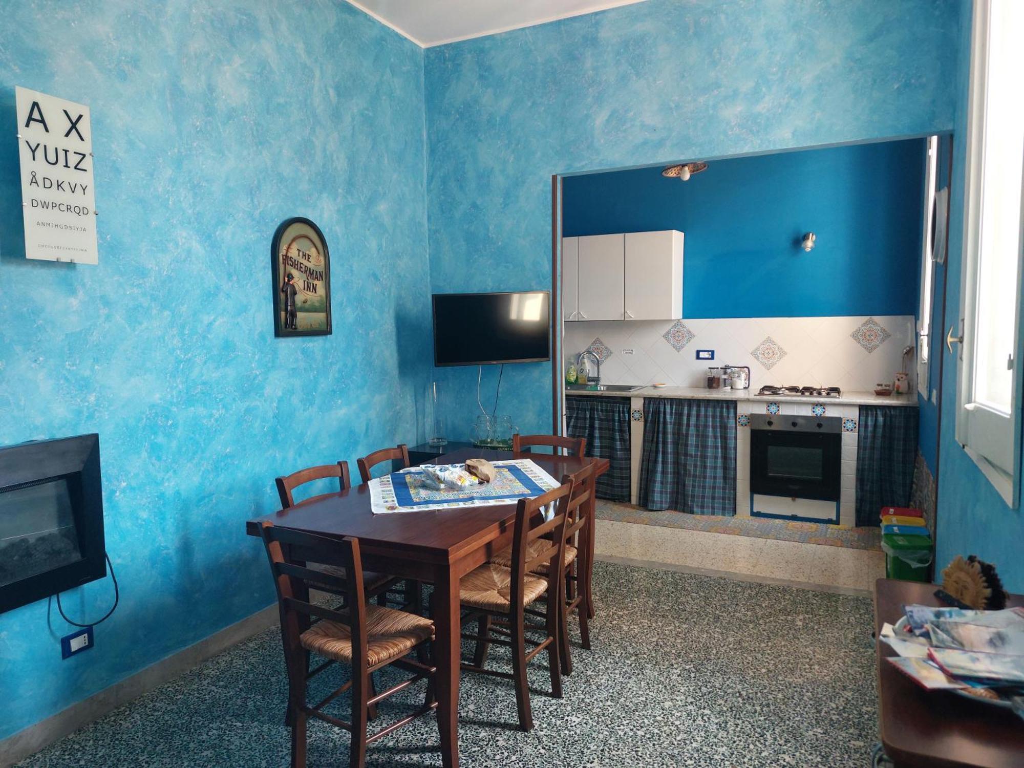 トラーパニCasa Azzurraアパートメント エクステリア 写真