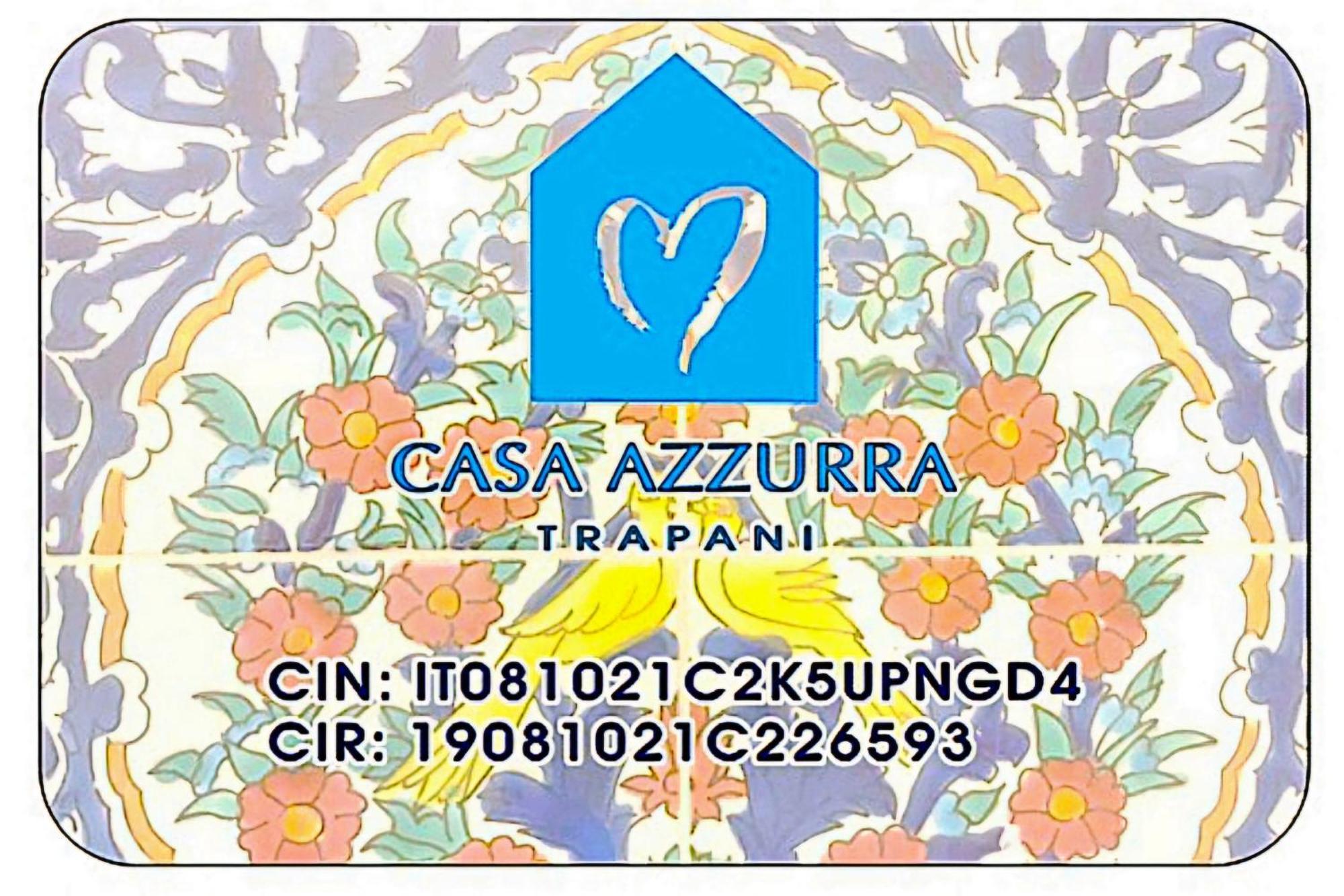 トラーパニCasa Azzurraアパートメント エクステリア 写真